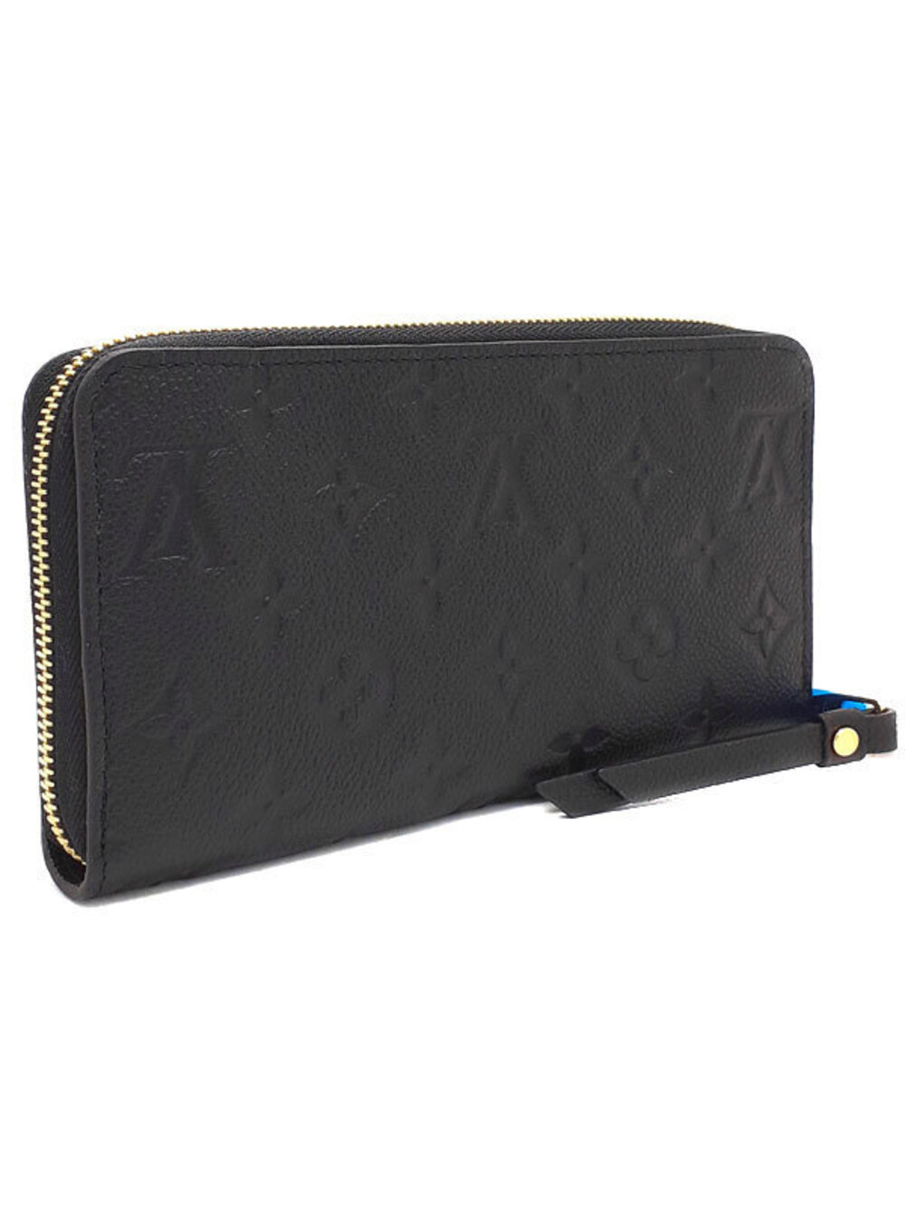 Louis Vuitton Long Empreinte Monogram Round Zippy Wallet Zipper Brown